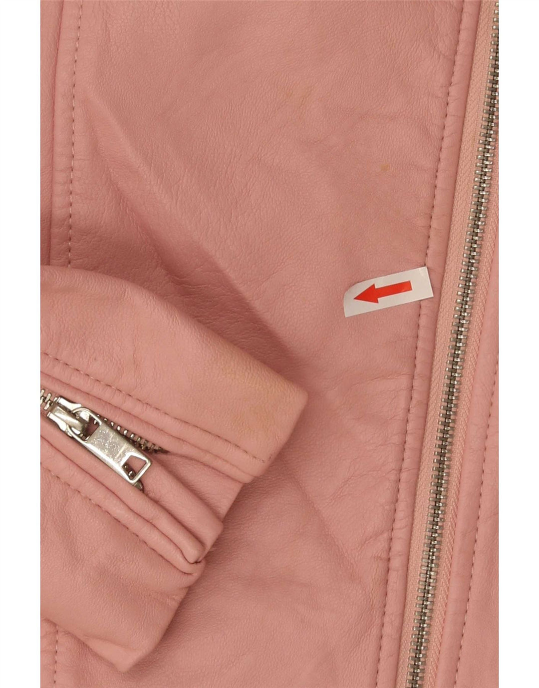 Giacca Zara Bambina in Ecopelle 13-14 Anni Poliestere Rosa