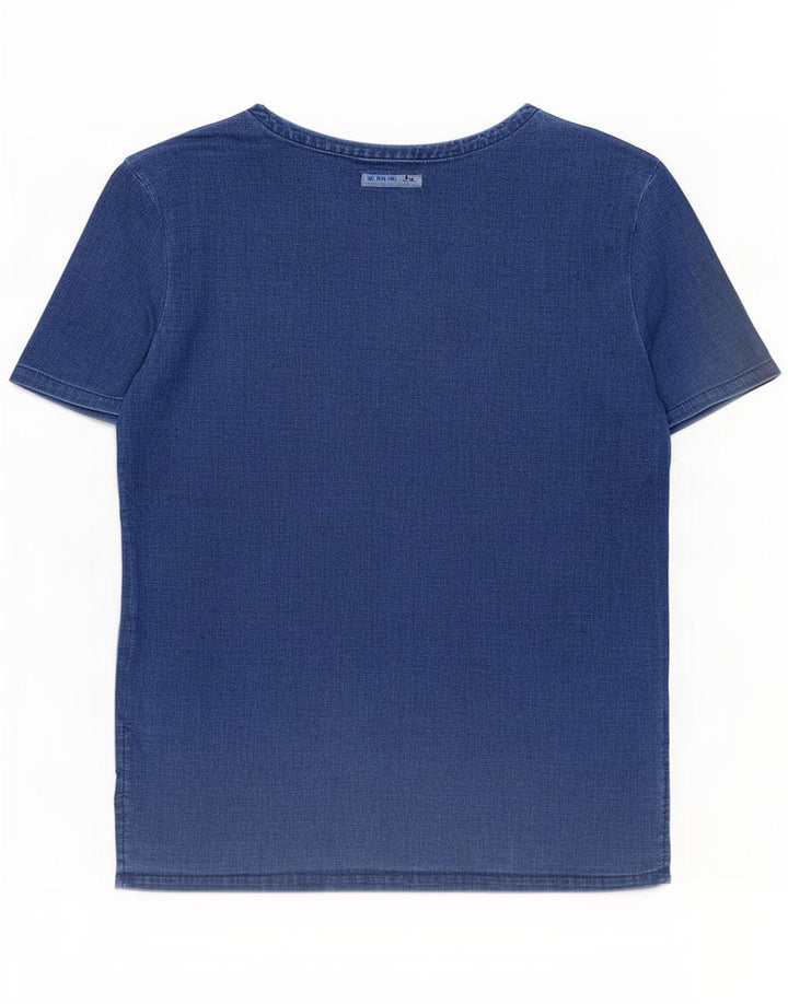 T-shirt Zara da uomo Top Small Blu Navy