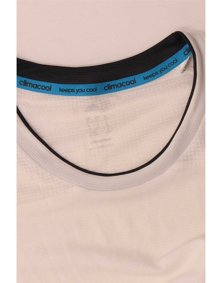 Maglietta Adidas Climacool da uomo XL bianca