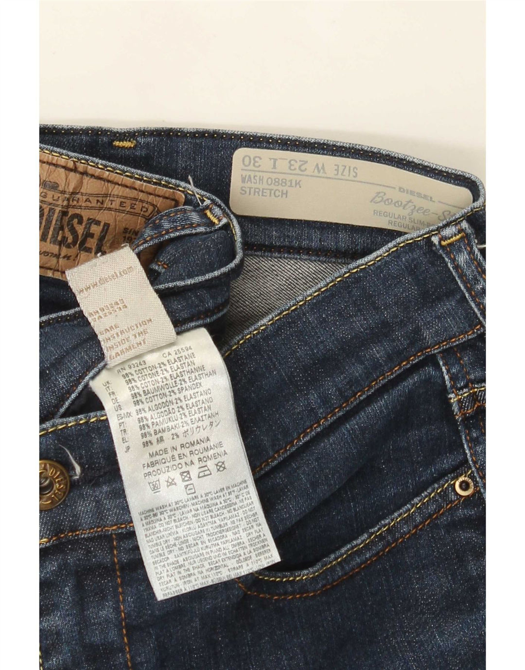Jeans Bootzee-St Regular Slim Bootcut da donna W23 L27 Blu Navy