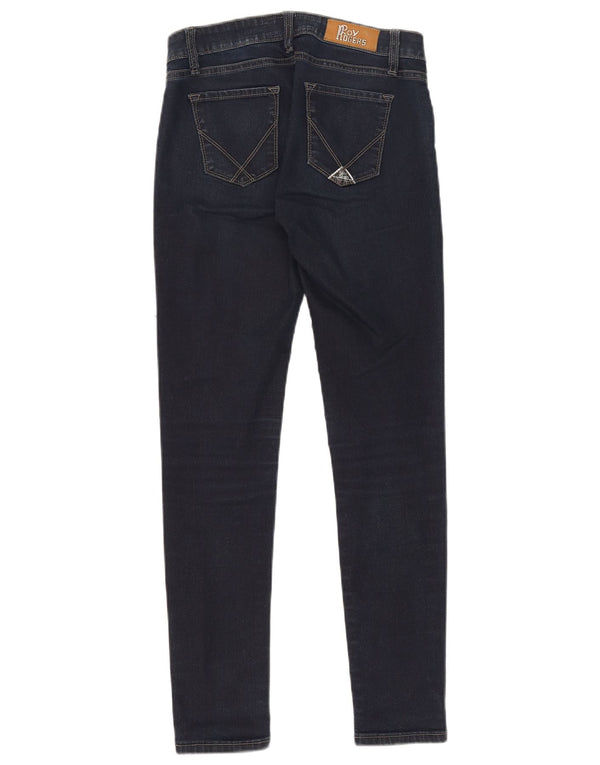 Jeans skinny da uomo Roy Rogers W29 L28 cotone blu navy