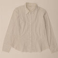 Camicia da donna Marks & Spencer UK 16 cotone a righe bianche grandi