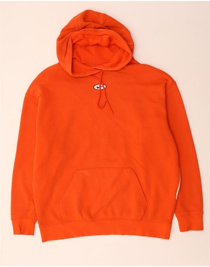 Felpa con cappuccio grafica Nike da uomo piccola in cotone rosso
