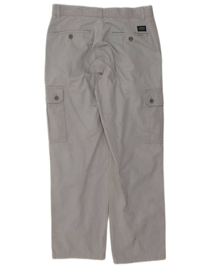 Pantaloni cargo dritti da uomo KEEGAN IT 48 medio W32 L30 cotone grigio