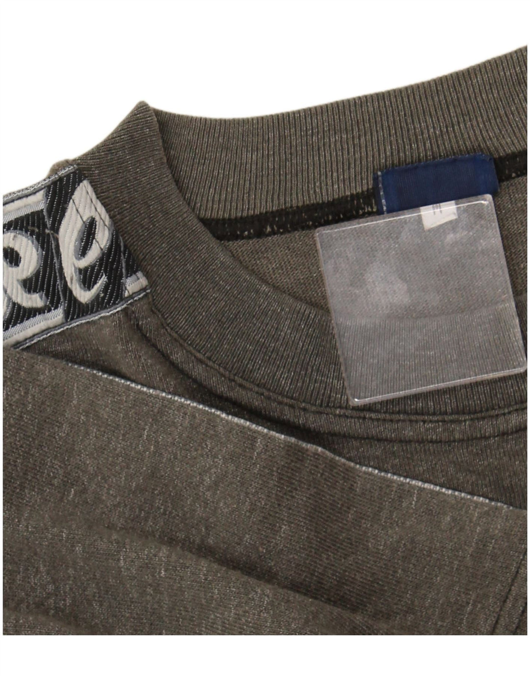 ASICS Mens Graphic T-Shirt Top Medium Grey Colourblock Cotton