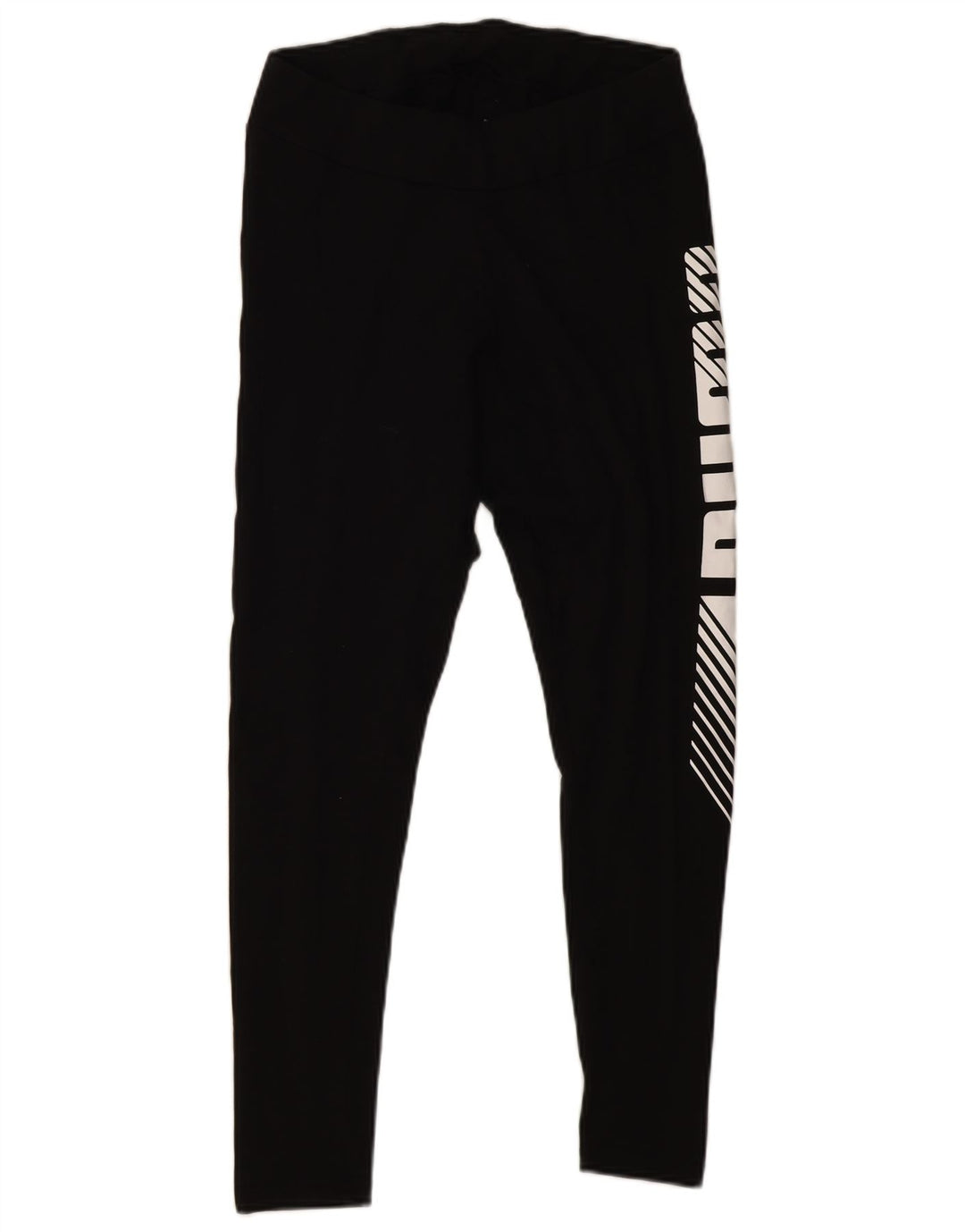 Leggings grafici da donna Puma UK 12 cotone medio nero