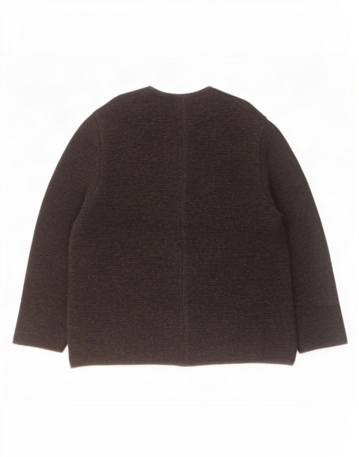 Maglione Gossl da uomo con scollo a V EU 54 XL lana nera