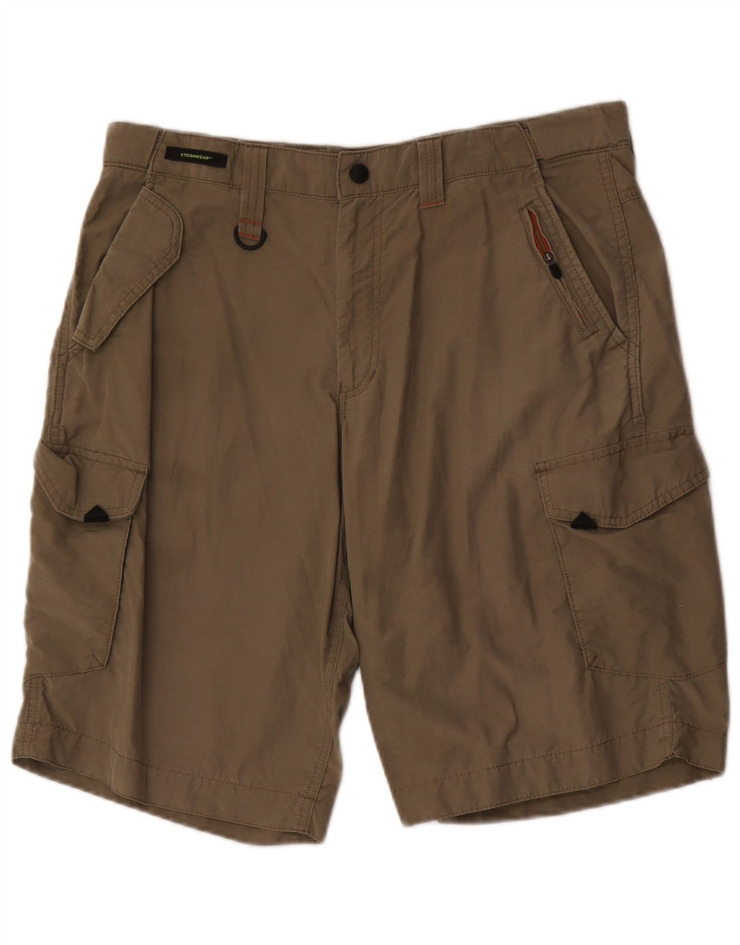 Pantaloncini cargo da uomo Marks & Spencer W34 grandi cotone kaki
