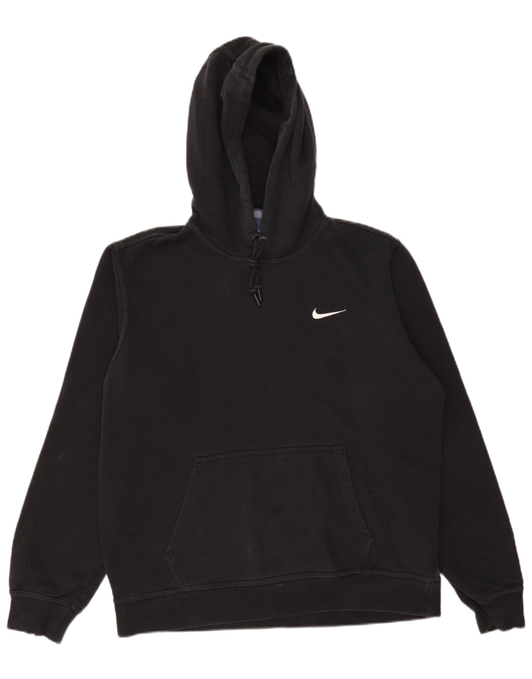 Felpa con cappuccio da uomo Nike Large in cotone nero