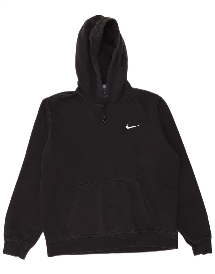 Felpa con cappuccio da uomo Nike Large in cotone nero