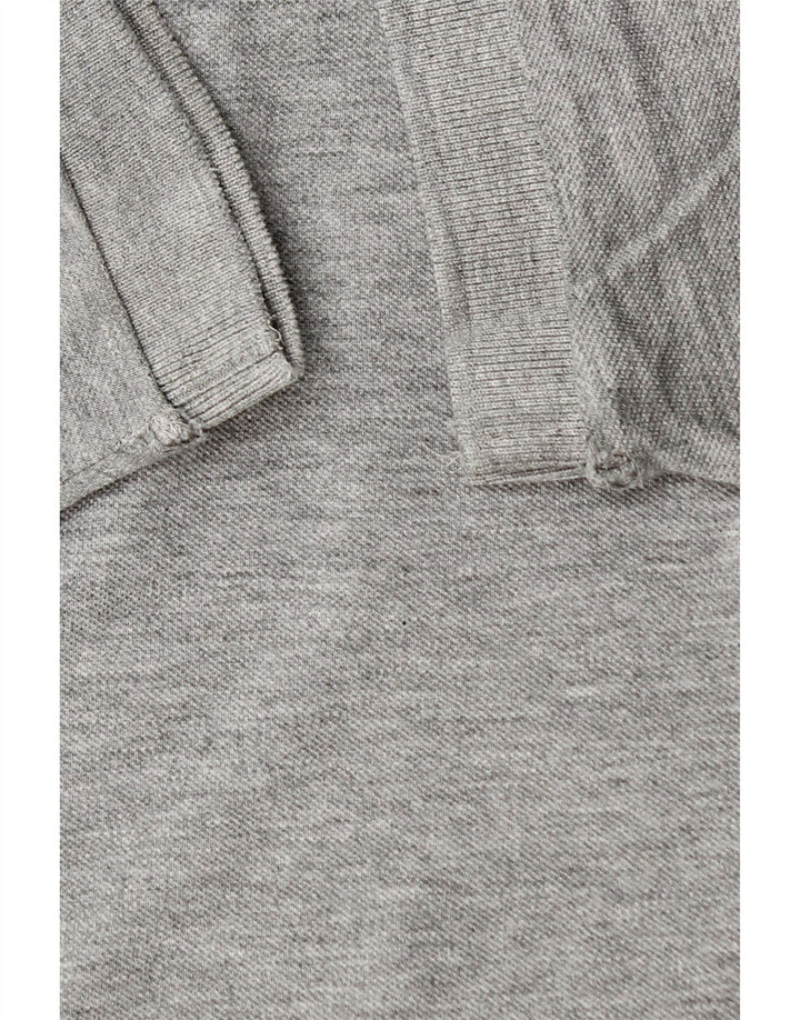 Polo Kappa Uomo In Cotone Grigio Medio