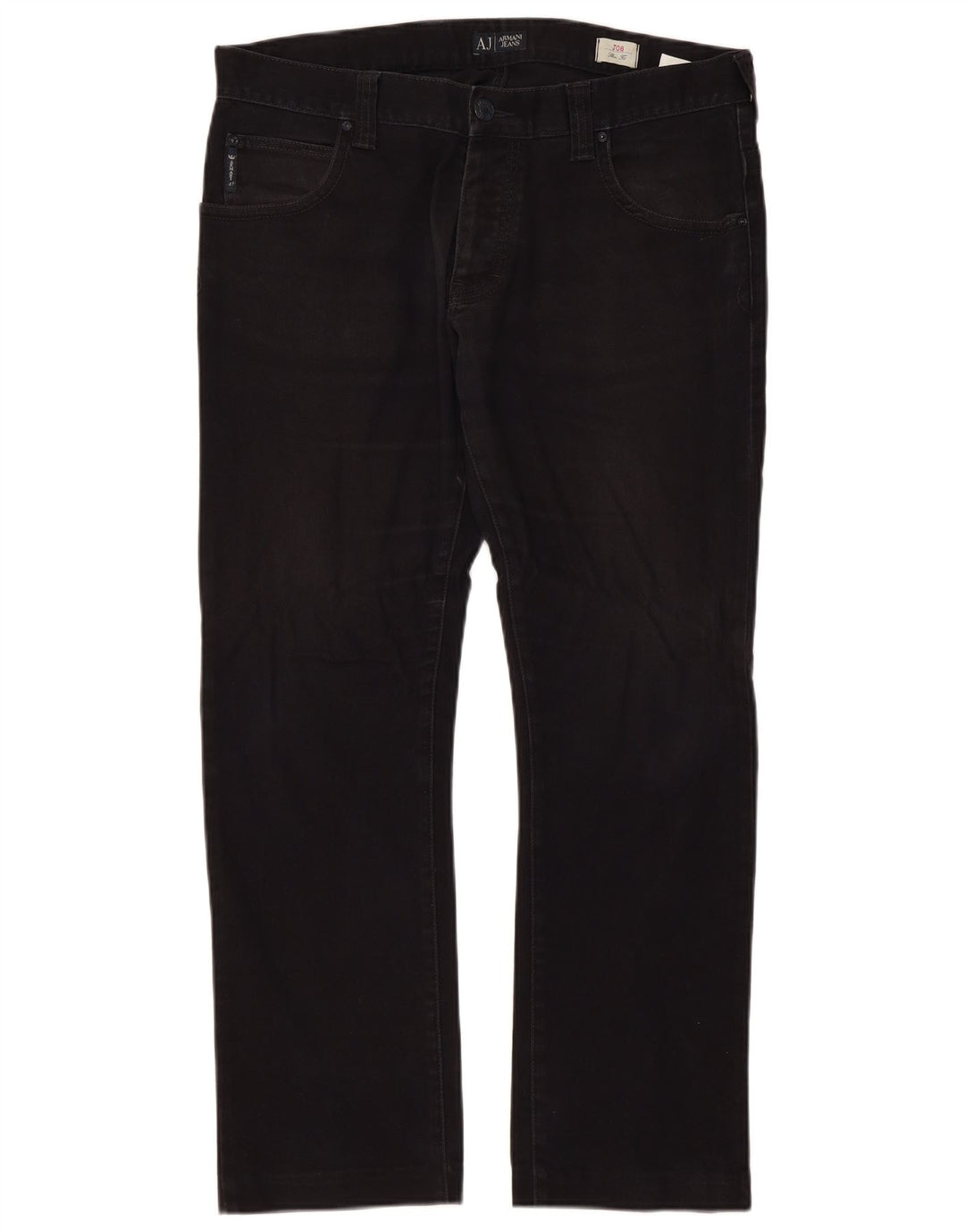 Jeans slim da uomo Armani J08 W36 L30 cotone nero