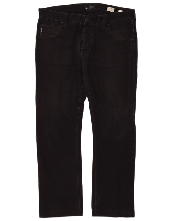 Jeans slim da uomo Armani J08 W36 L30 cotone nero