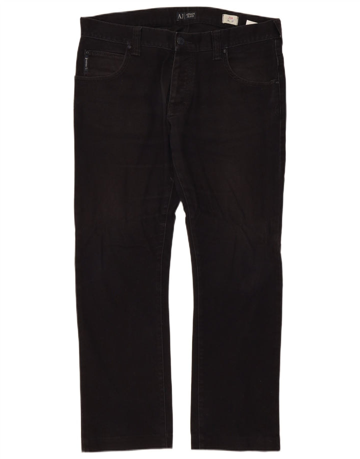 Jeans slim da uomo Armani J08 W36 L30 cotone nero