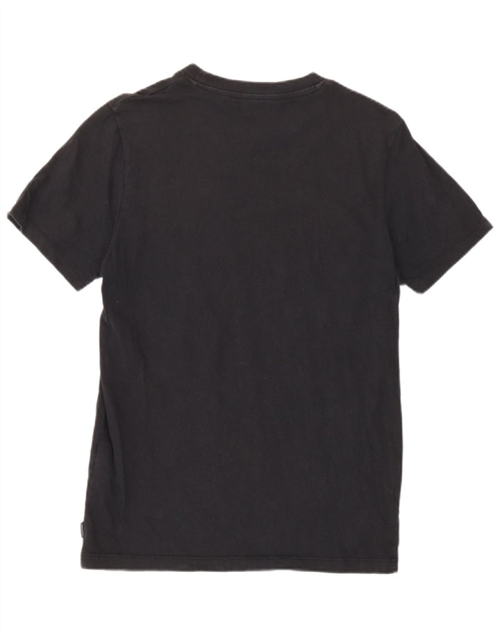 T-shirt grafica da uomo Jack & Jones Top piccola in cotone nero