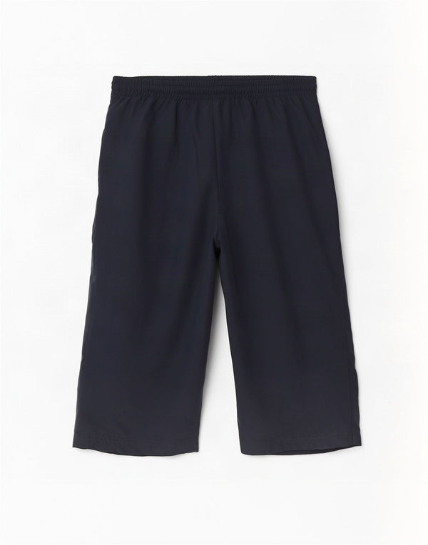 Pantaloncini sportivi Adidas da donna Bermuda UK 12 medio blu navy poliestere