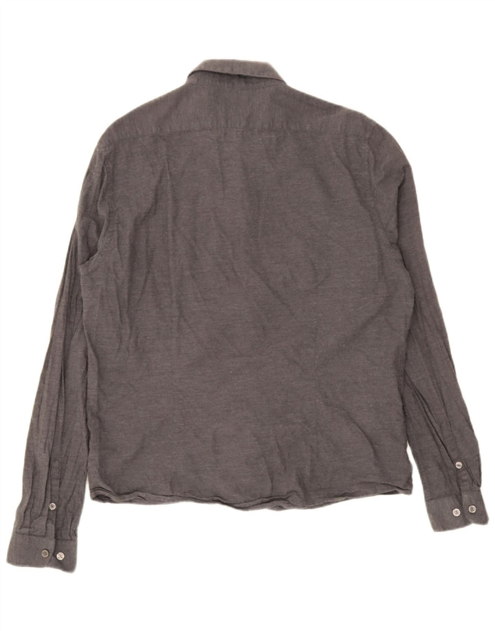 Camicia da uomo Calvin Klein Jeans XL in cotone grigio
