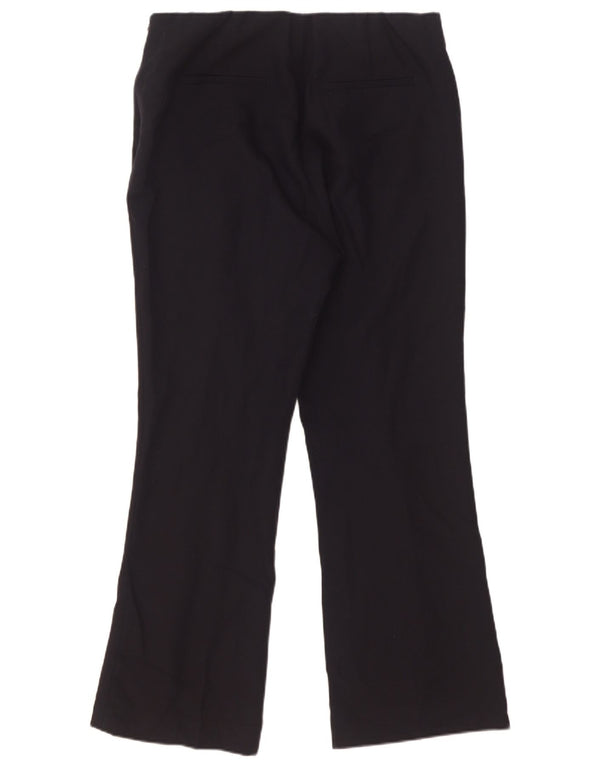 Pantaloni casual dritti da donna Massimo Dutti EU 42 Large W32 L27 Blu navy