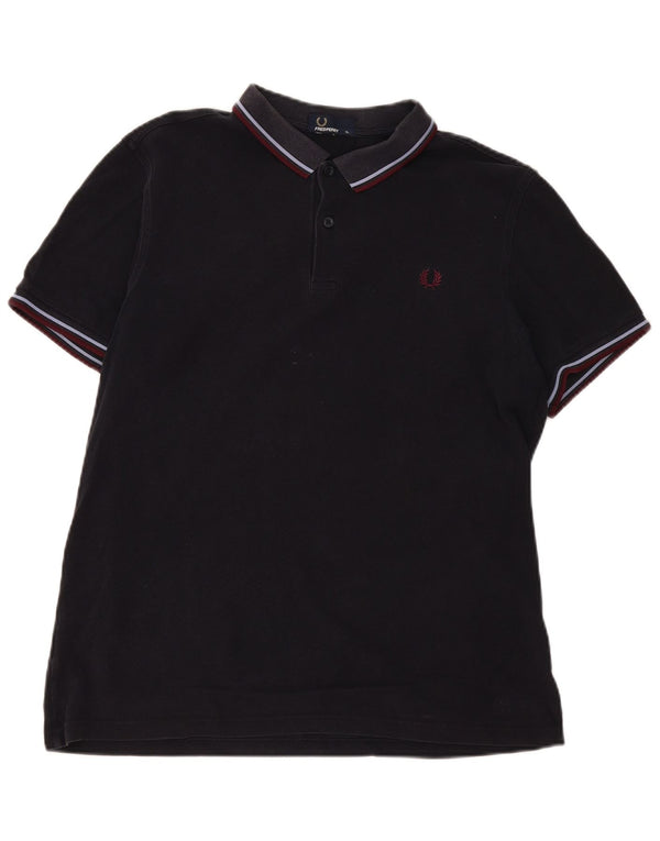 Polo da uomo Fred Perry XL a righe blu navy