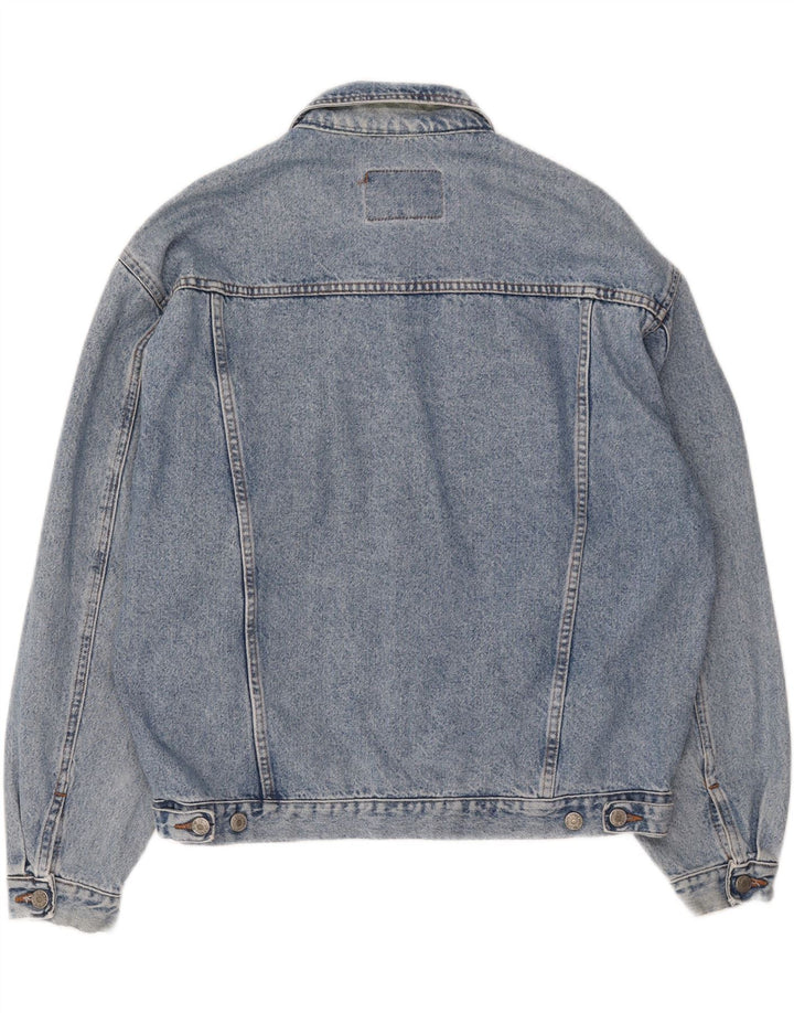 CASUCCI Mens Denim Jacket UK 38 Medium Blue