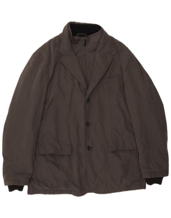 Giacca a vento da uomo Fay UK 42 XL poliestere grigio