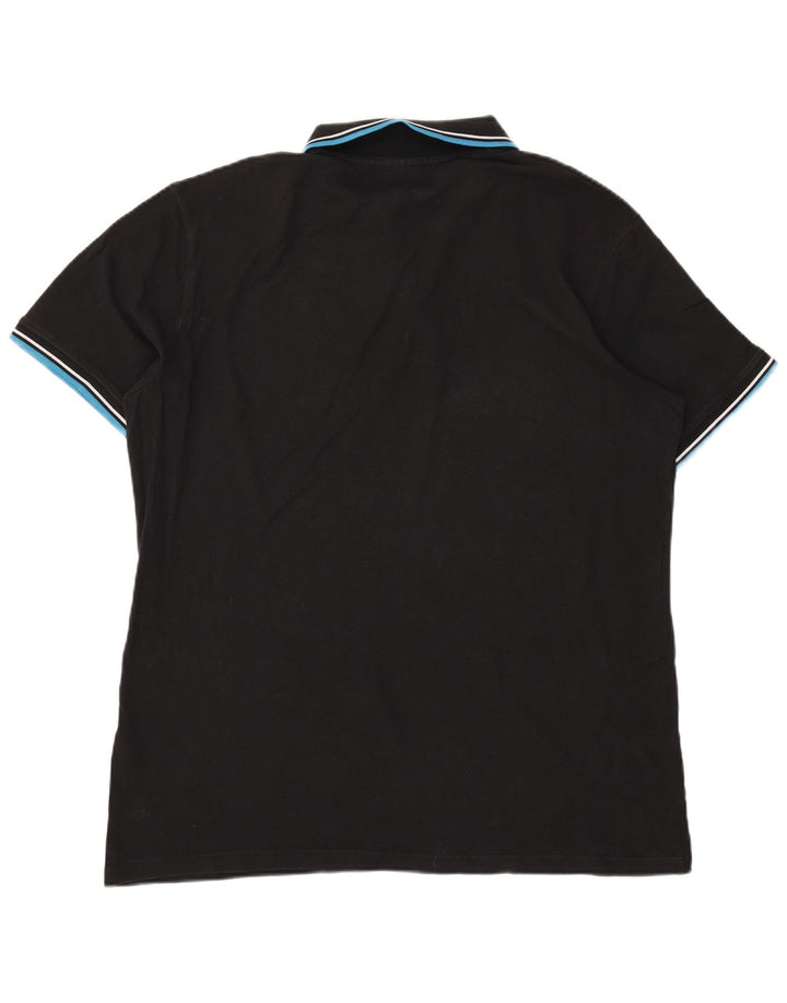 Polo Diadora Uomo 3XL Cotone Nero