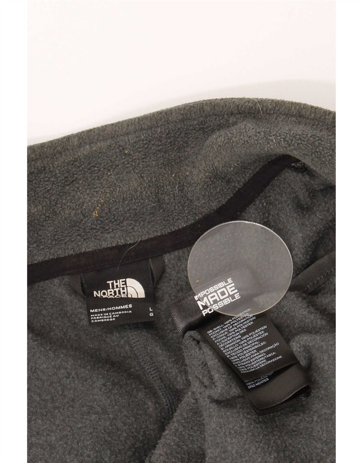 Giacca in pile da uomo The North Face Liner UK 40 Large Grigio Poliestere