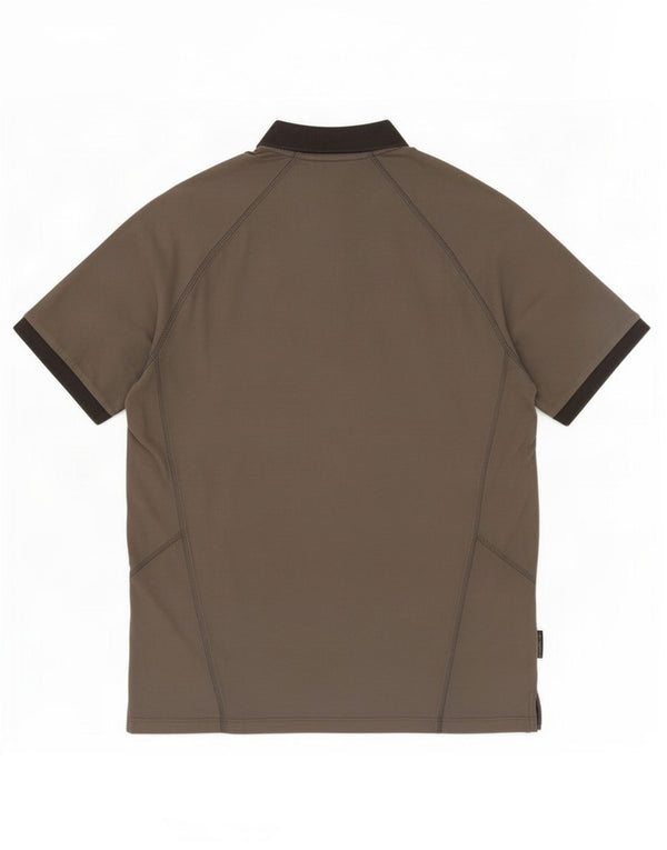 Napapijri Mens Geographic Polo Shirt Medium Grey Cotton