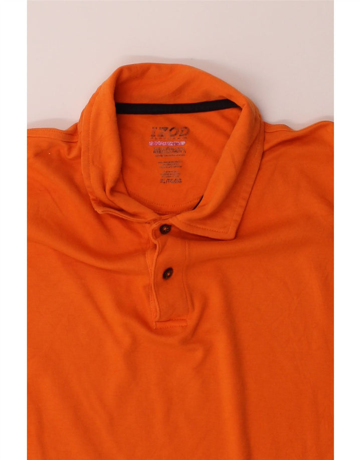 IZOD Mens Polo Shirt XL Orange Cotton Vintage Izod and Second-Hand Izod from Messina Hembry 