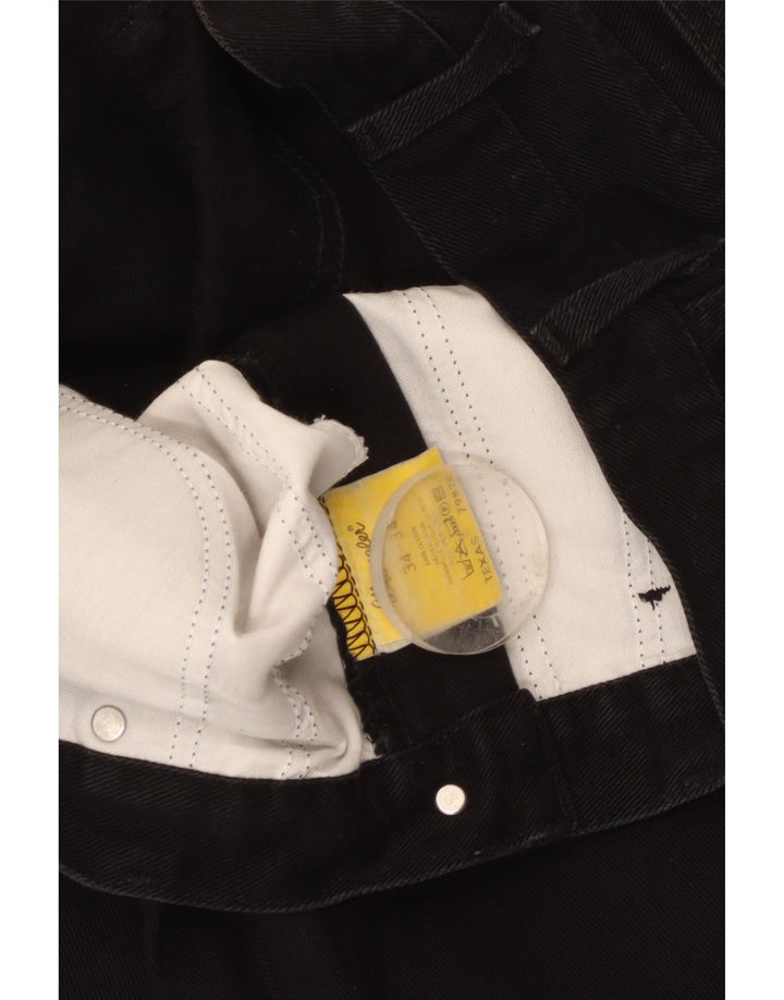 Jeans dritti da uomo Wrangler Texas W34 L31 cotone nero