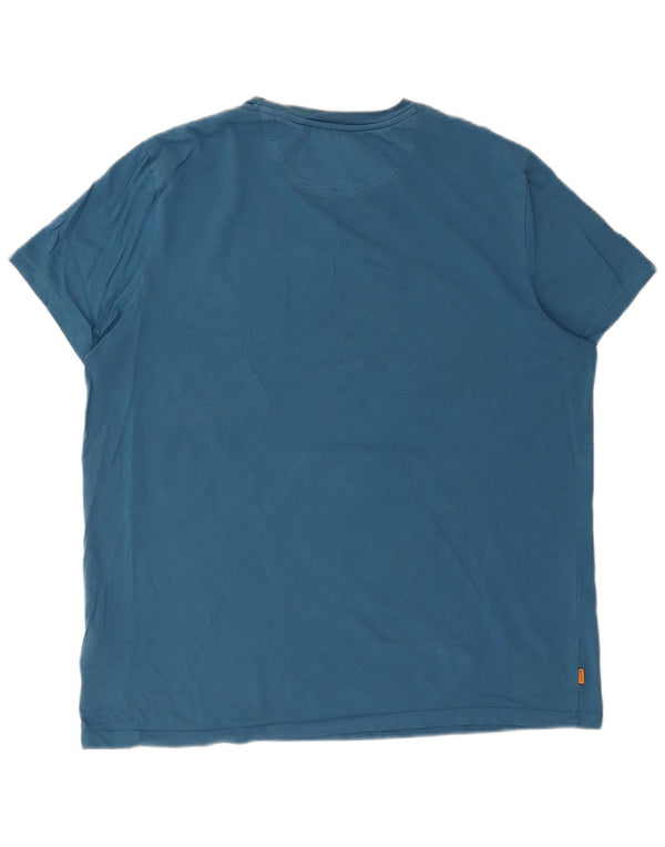 T-shirt da uomo slim fit Timberland Top 2XL cotone blu