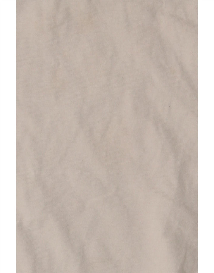 ELLESSE Top grafico da uomo a maniche lunghe in cotone color block bianco medio