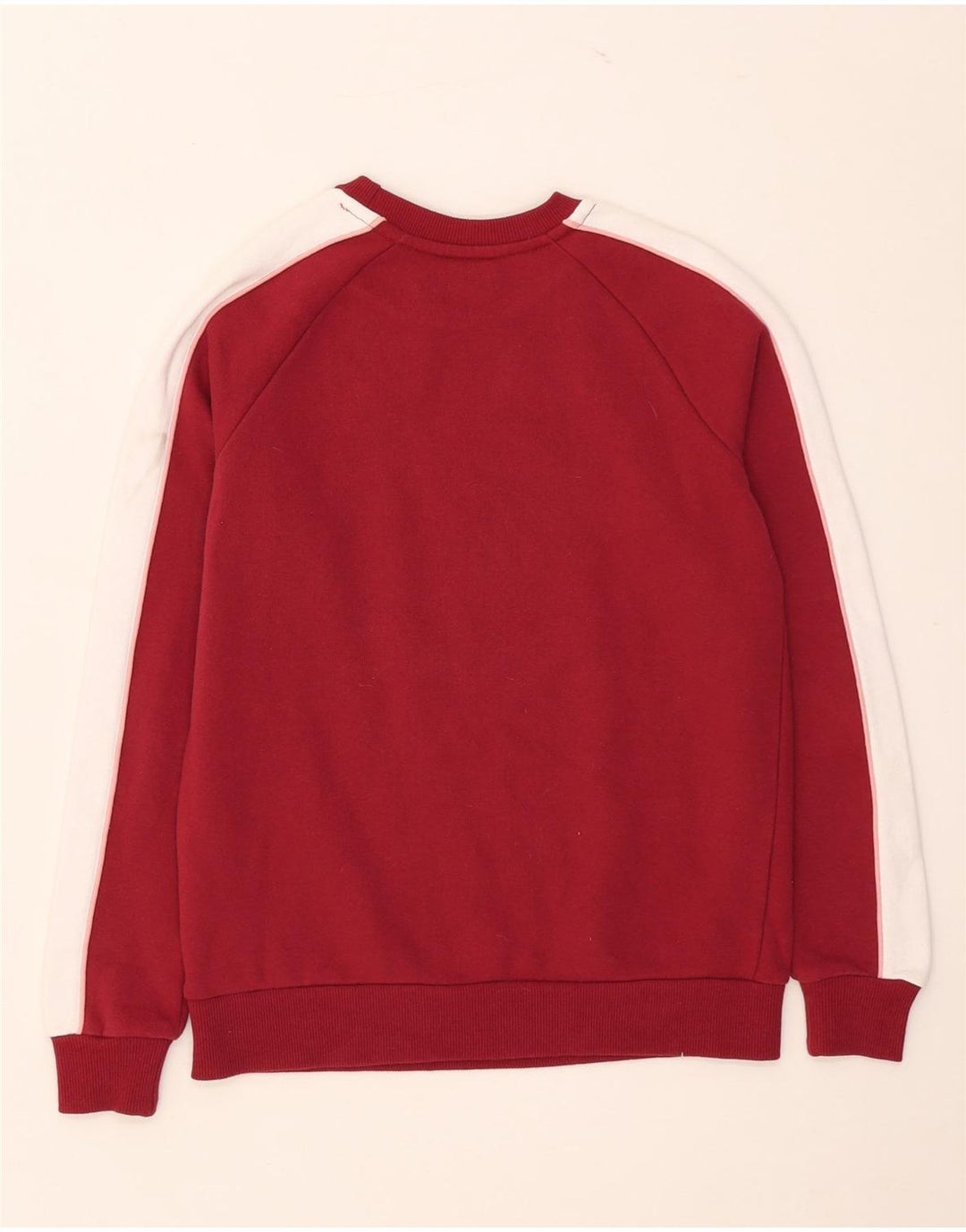 Felpa oversize con grafica da donna Fila UK 2 2XS Colorblock rosso