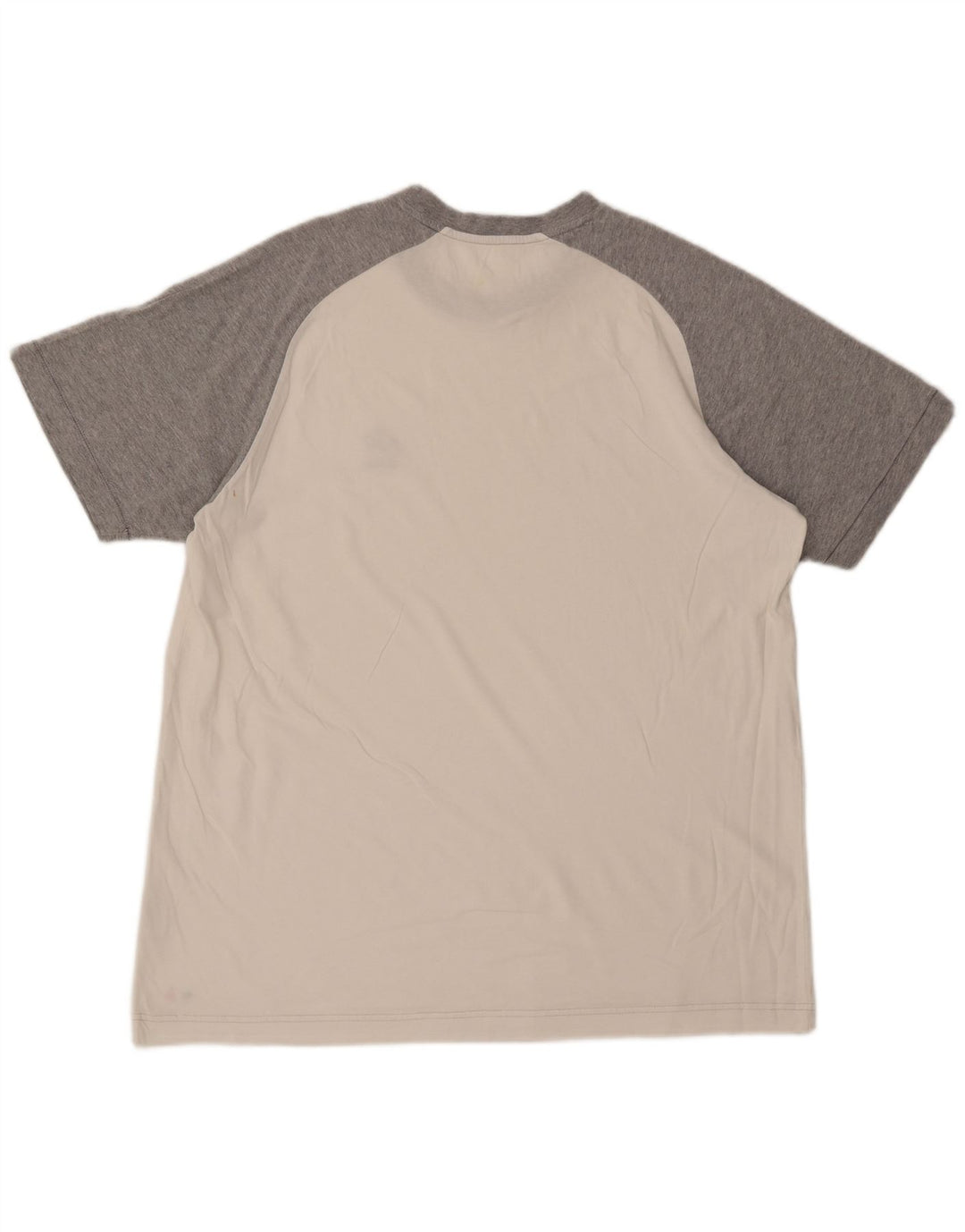 T-shirt da uomo LOTTO Top UK 46/46 3XL Cotone color block bianco