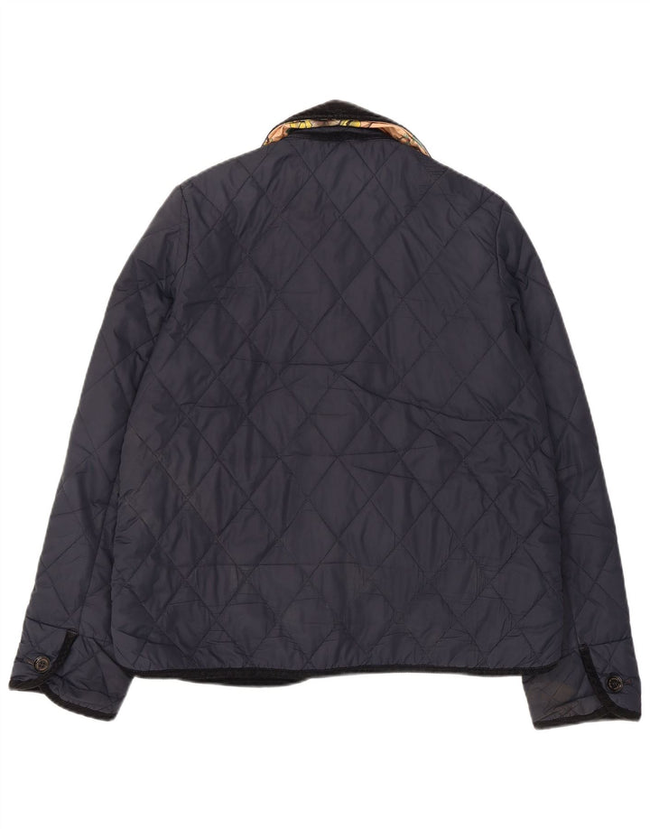 Giacca trapuntata da donna Barbour UK 12 medio blu navy