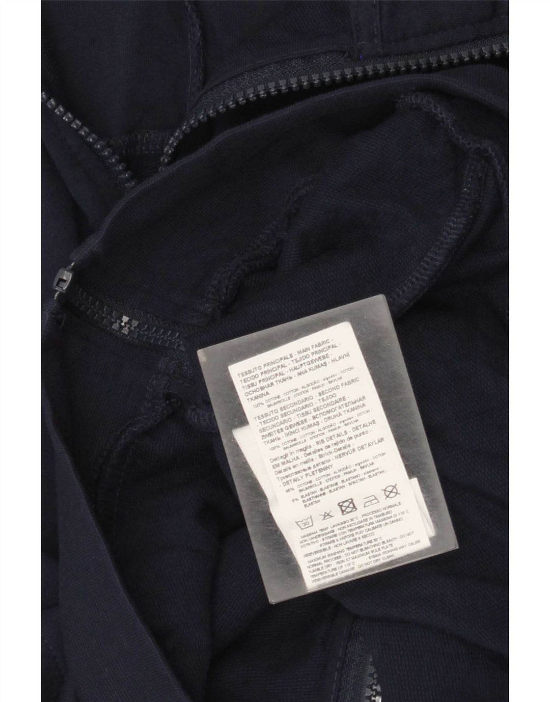 Giacca da tuta da uomo Emporio Armani blu navy medio