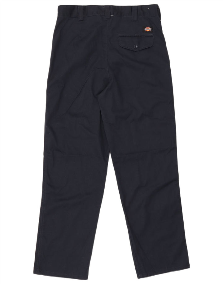 Pantaloni chino da uomo con pegging Dickies W32 L29 poliestere blu navy