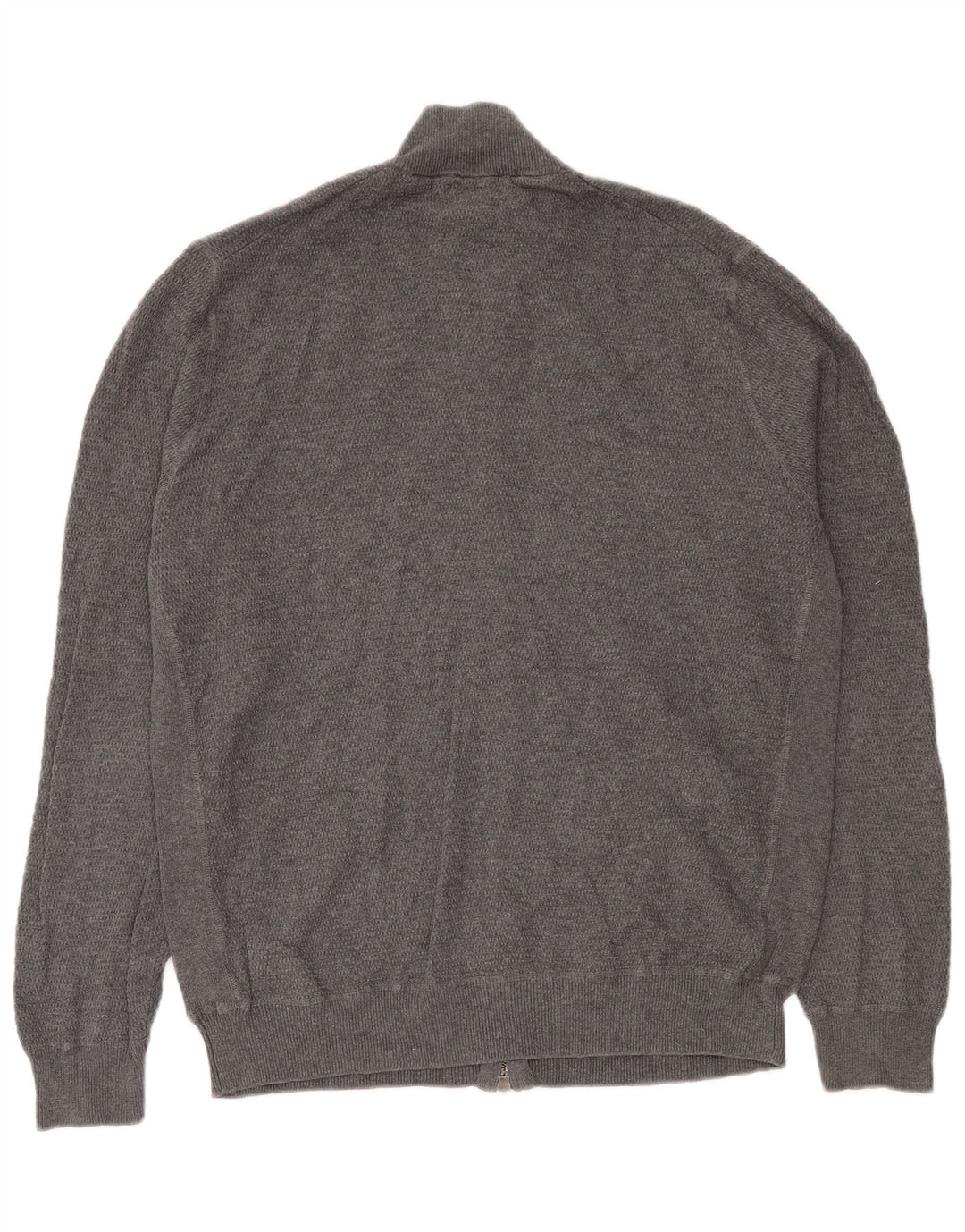 Massimo Dutti Maglione cardigan con zip intera da uomo XL Grigio