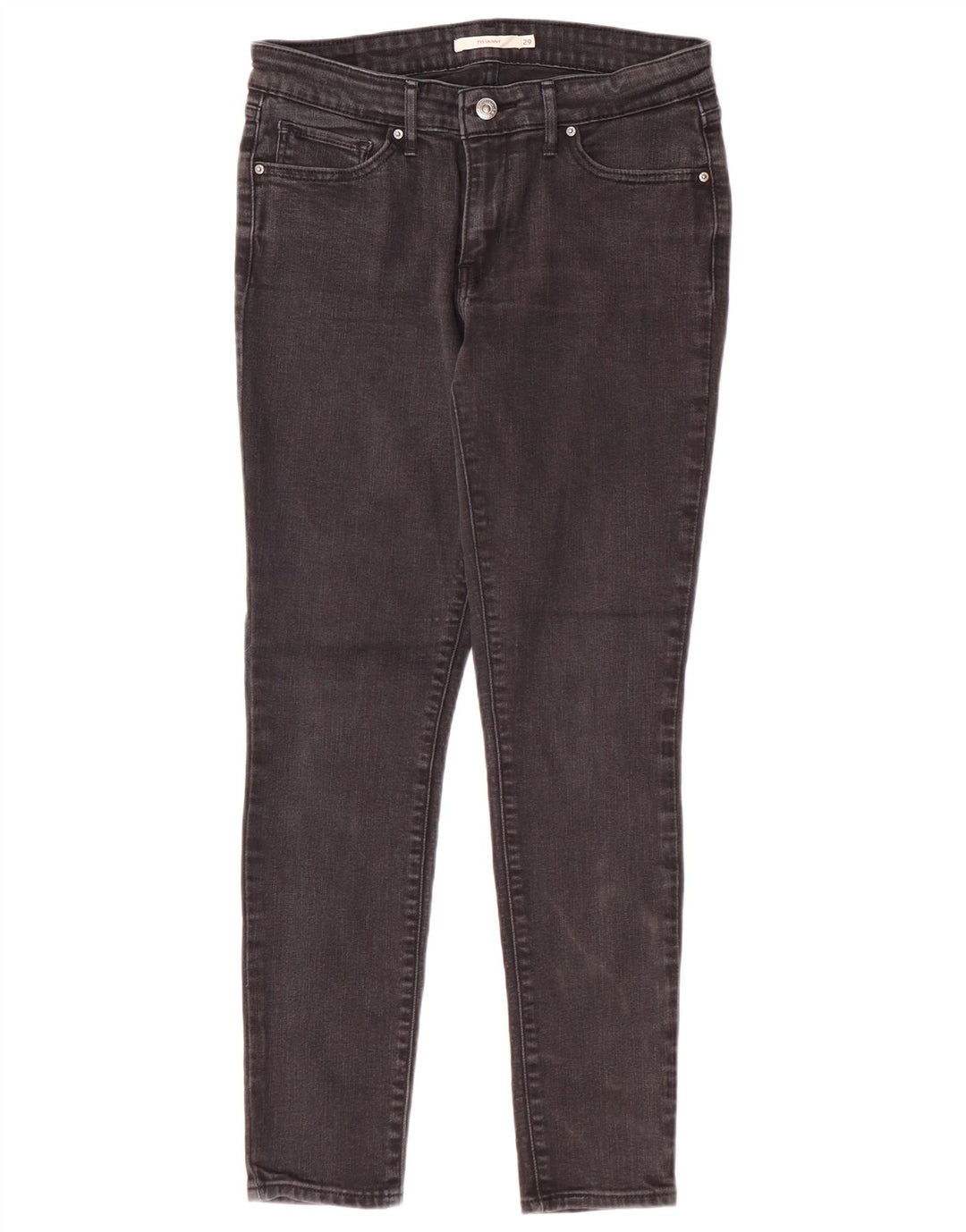 Jeans skinny Levi's 711 da donna W29 L28 cotone grigio