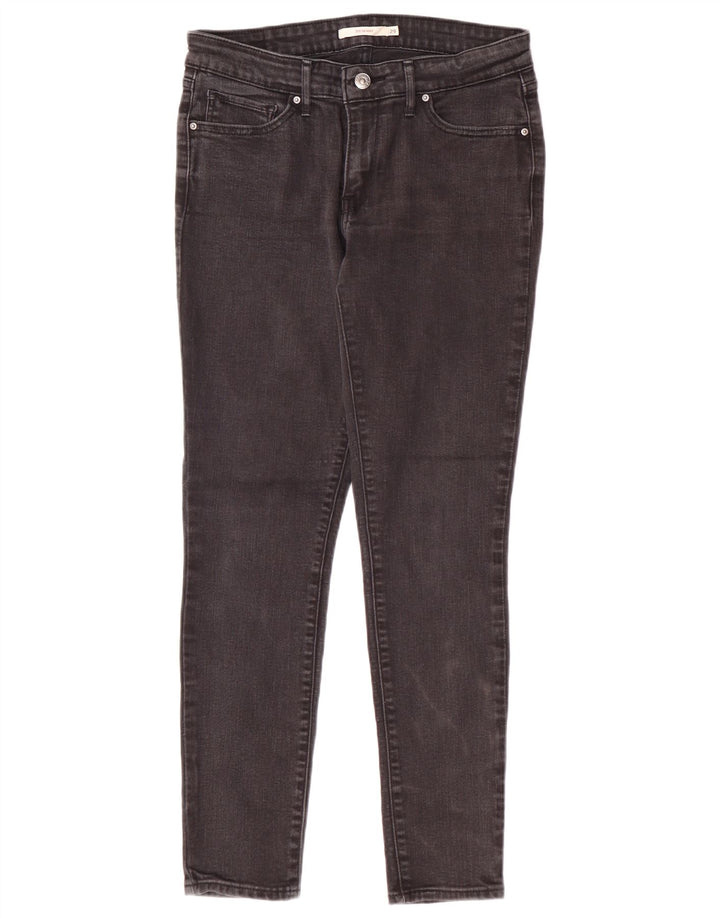 Jeans skinny Levi's 711 da donna W29 L28 cotone grigio