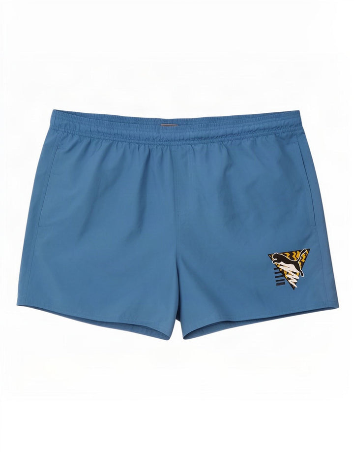 Pantaloncini da bagno da uomo Puma 2XL blu poliestere
