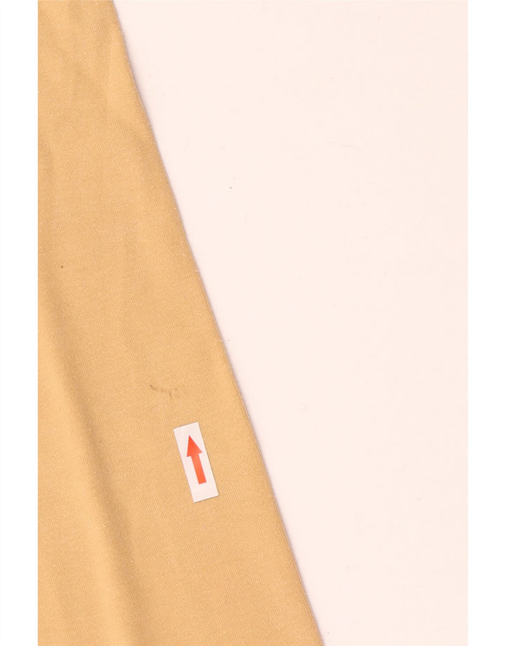 Lee Top grafico da uomo a maniche lunghe XL in cotone color block arancione