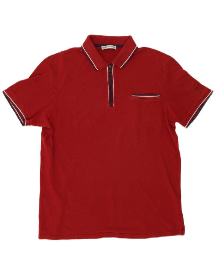 Polo Uomo Trussardi 2XL Rigata Rossa