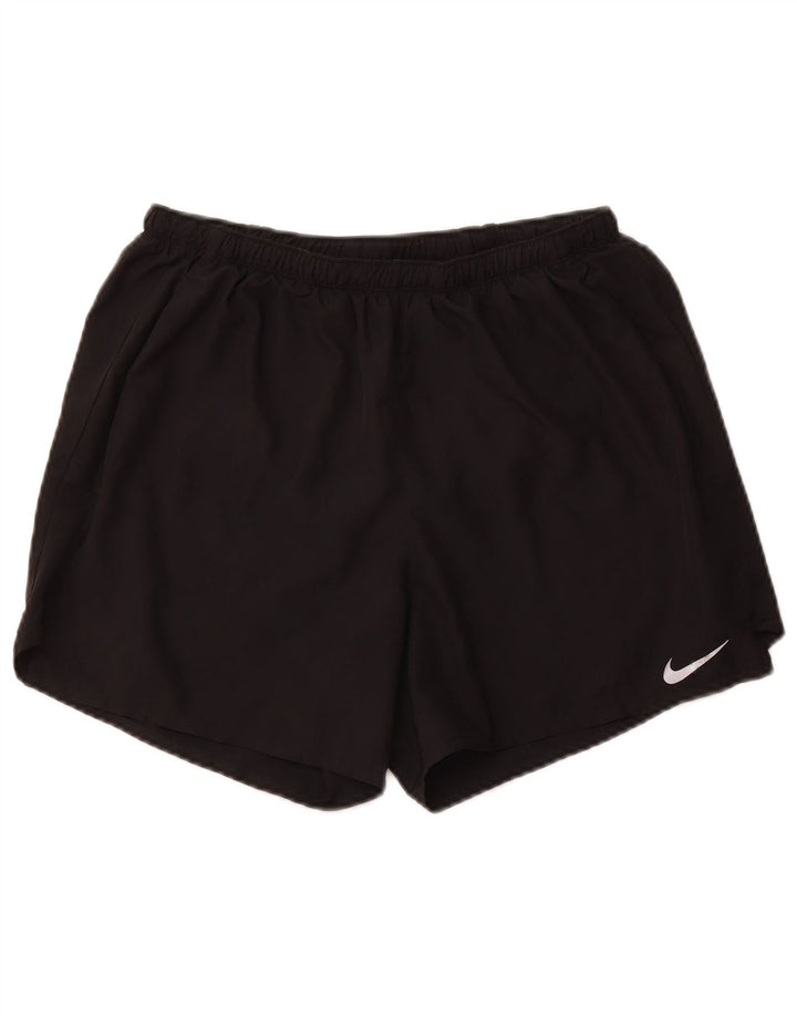 Pantaloncini sportivi da uomo Nike Large neri in poliestere
