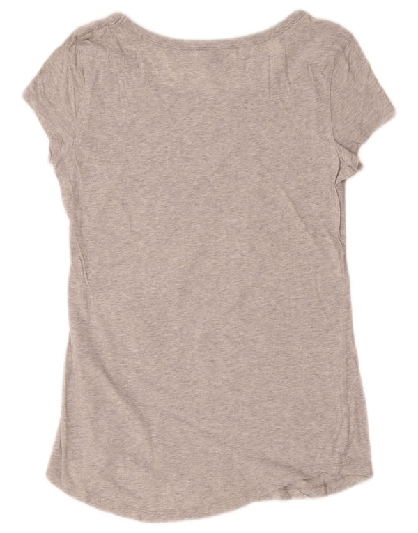 T-shirt grafica Benetton da donna Disney Top UK 10 piccola in cotone grigio