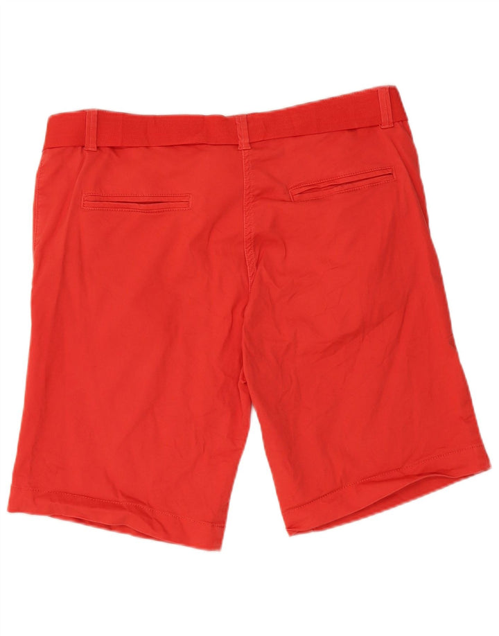 Pantaloncini chino vestibilità regolare da donna di Dack IT 46 Large W34 cotone rosso