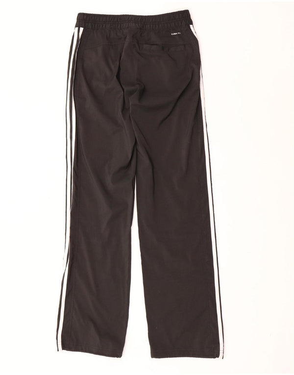 Pantaloni dritti Adidas Climalite da donna UK 8 Small W27 L33 neri