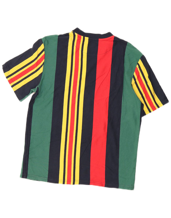 T-shirt grafica da uomo Karl Kani Top XS in cotone a righe multicolore