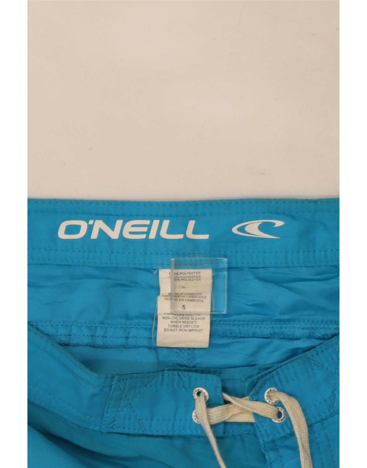 Pantaloncini da bagno grafici da donna O'Neill US 5 piccoli in poliestere blu