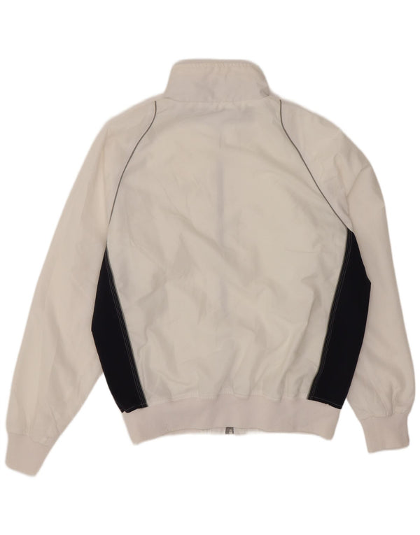 Giacca da tuta da uomo Champion in poliestere color block bianco medio